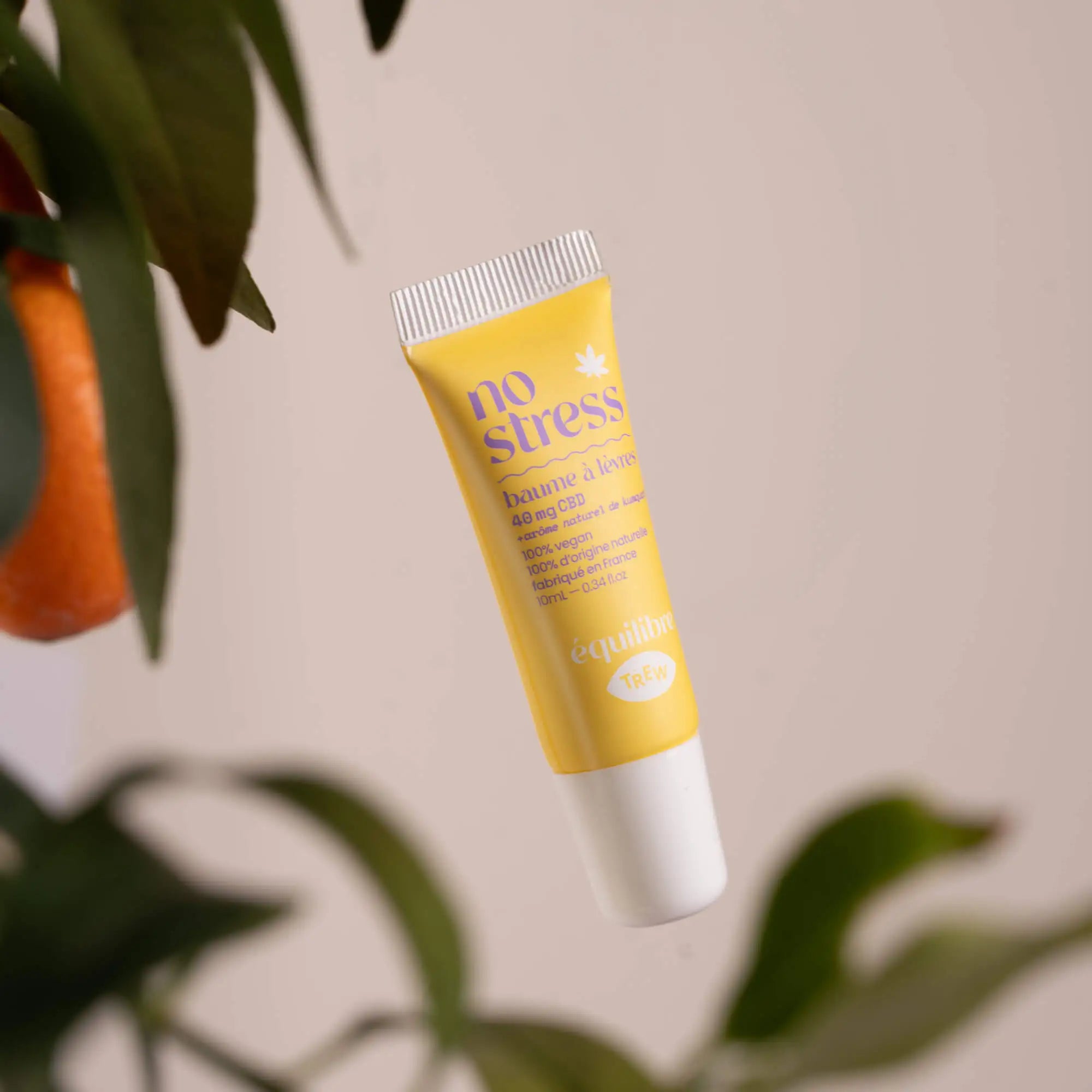 Trew Cosmetic X Equilibre : Baume à lèvre apaisant arôme Kumquat